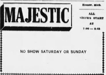 Majestic Theatre - July 2 1959 The End